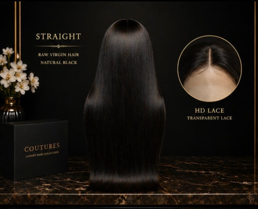 Raw straight HD lace