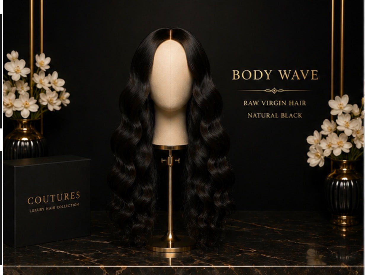 Raw body wave hd lace wig